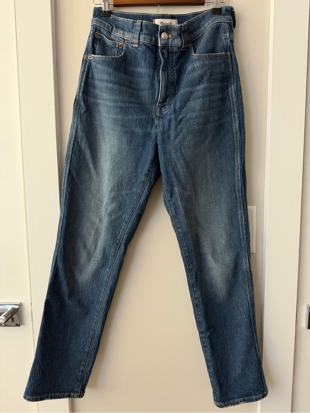 Madewell Straight-Leg Blue Jeans - The Perfect Vintage